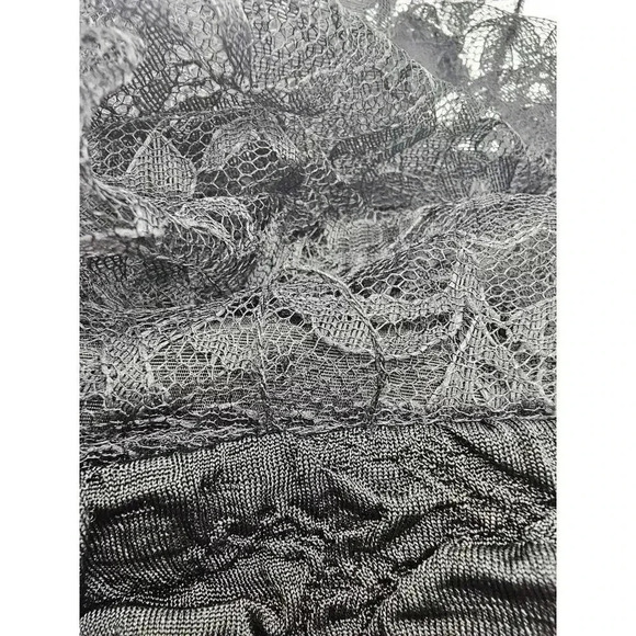 Vtg 80s/90s Fredrick's of Hollywood Junior's Size 5 Black Tulle Dress - Picture 13 of 16